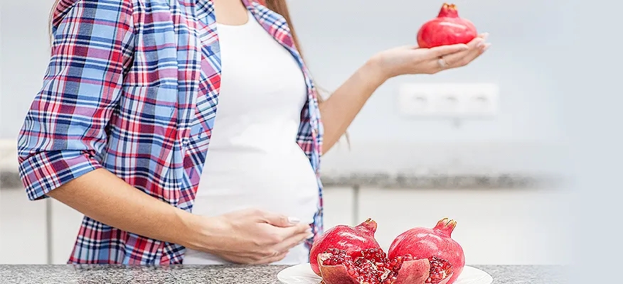 benefits of pomegranate during pregnancy